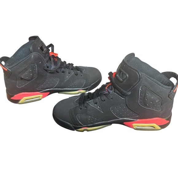 Air Jordan 6 Retro BG Black Infrared Size 6Y Excellent Condition With Box - Picture 8 of 8